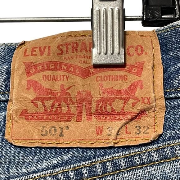 LEVI’S Men’s 501 Original Fit Jeans 32x32 - Picture 8 of 10
